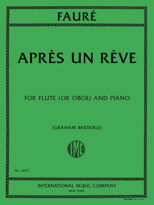 Book cover for Apres Un Reve, Opus 7, No. 1