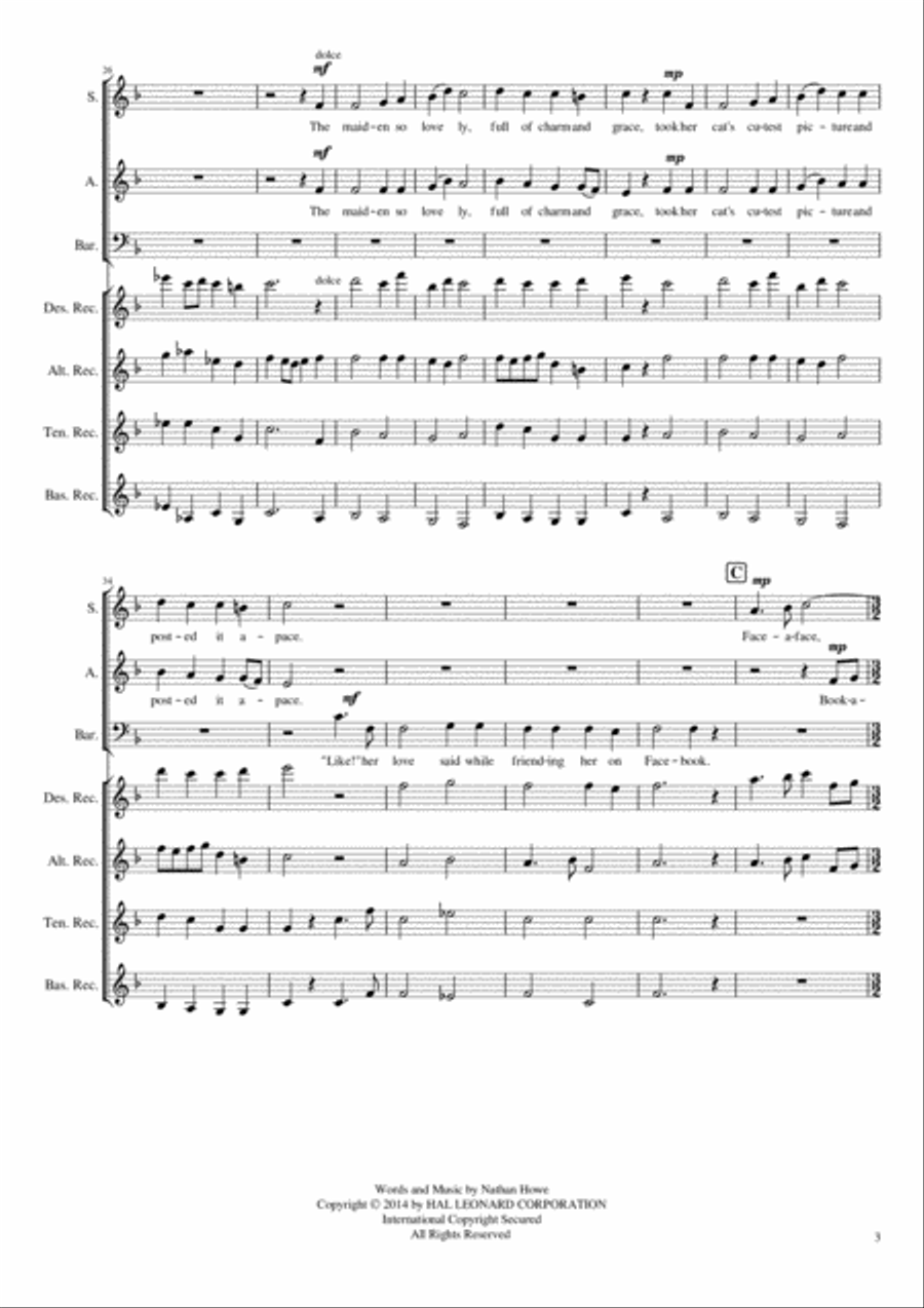 A Social Madrigal Choir scores gallery preview page 3