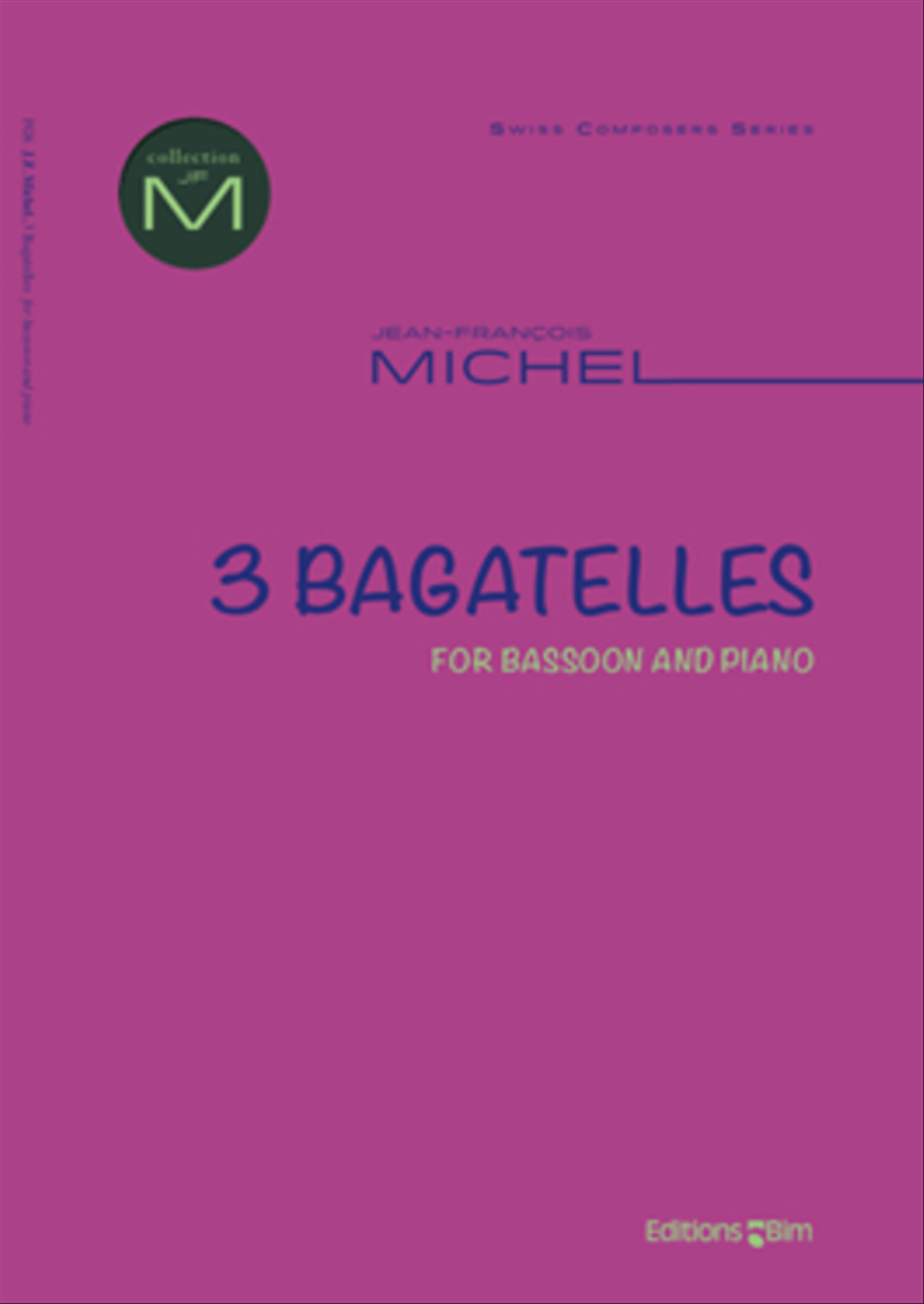 3 Bagatelles 3 Bagatelles Bassoon Solo scores gallery preview page 1