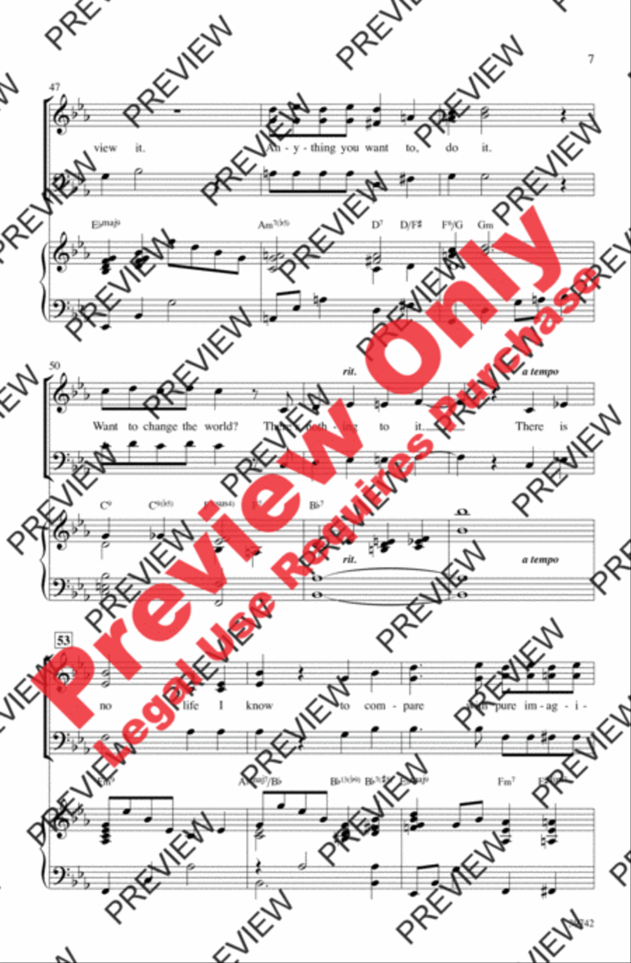 Pure Imagination 3-Part scores gallery preview page 7