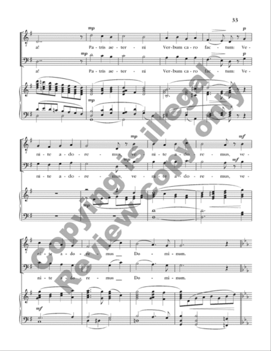 A Symphony of Carols (Choral Score) 4-Part scores gallery preview page 15