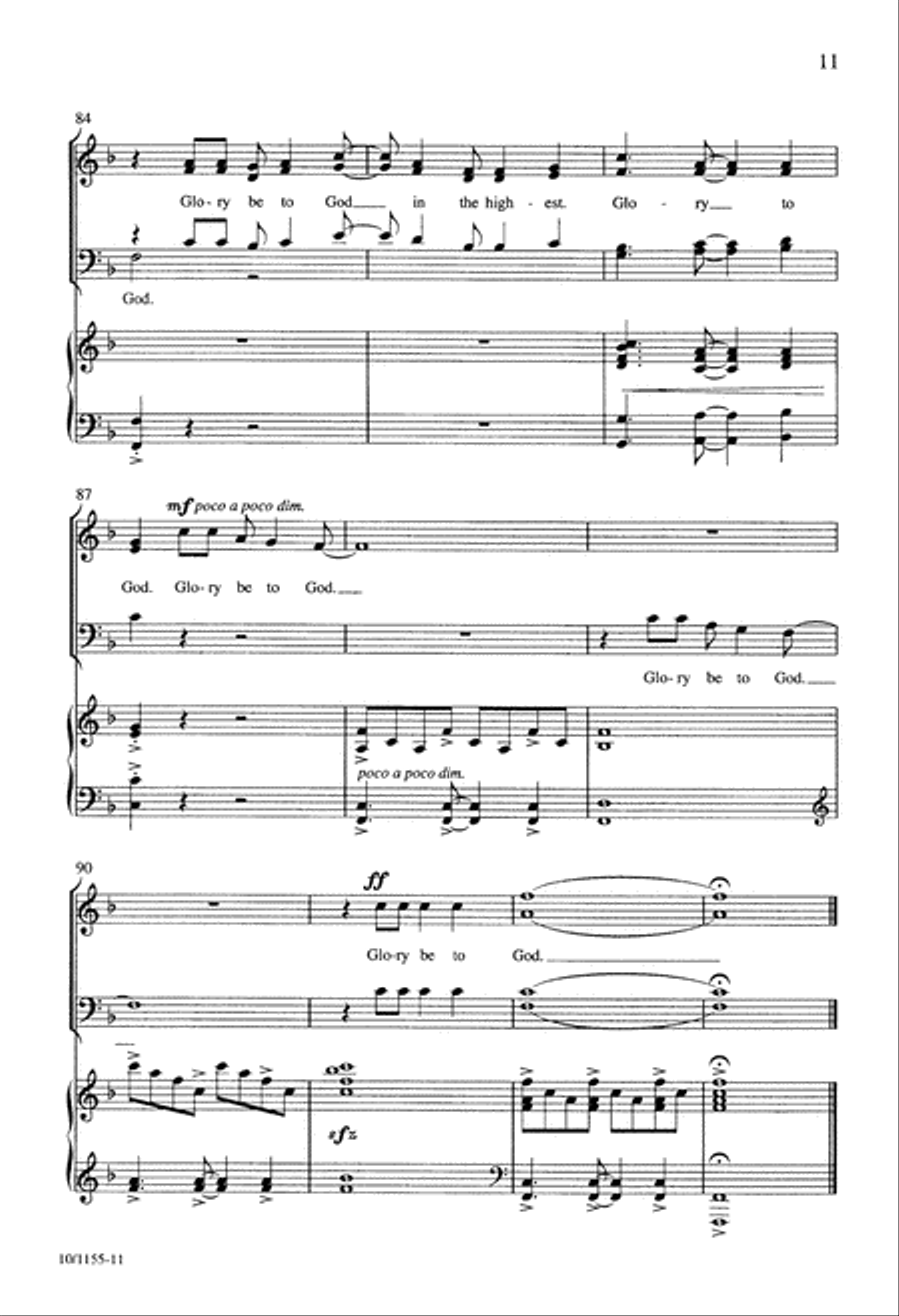 Angel Song 4-Part scores gallery preview page 11