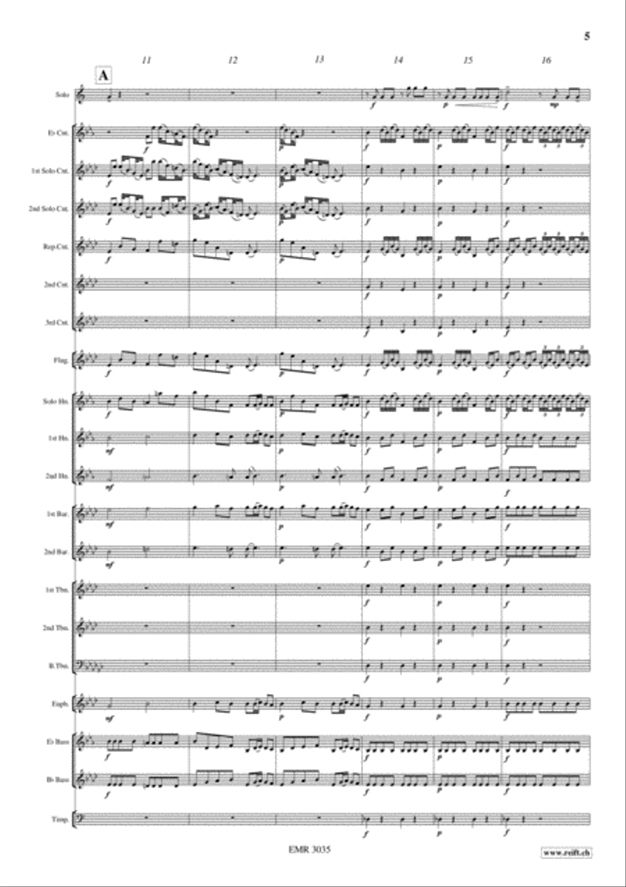 Sinfonia Pastorella Brass Band scores gallery preview page 6
