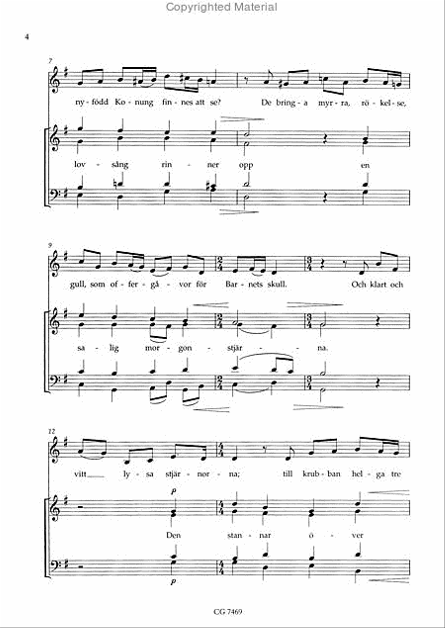 Tre kungar Tre kungar 4-Part scores gallery preview page 3