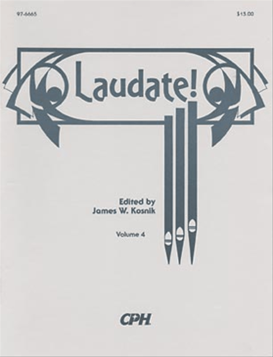 Laudate, Vol. 4 Organ scores gallery preview page 1