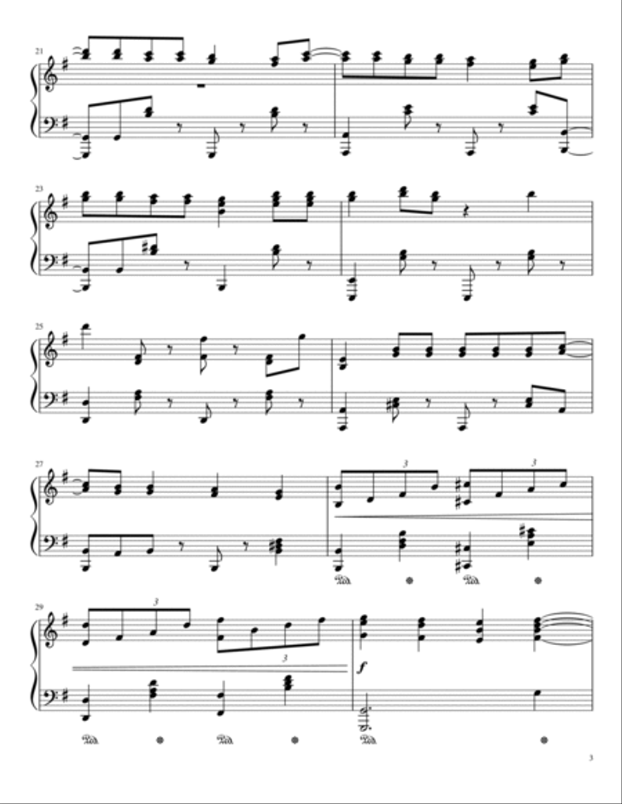 Black Catcher Piano Solo scores gallery preview page 3