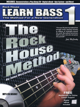 Book cover for The Rock House Method: Learn Bass 1