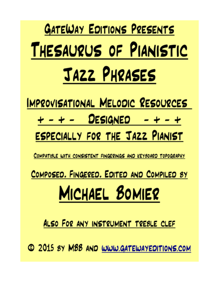 Thesaurus of Pianistic Jazz Phrases