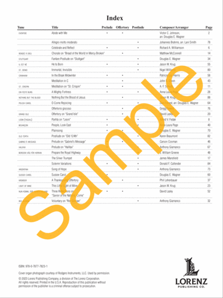 Easy Organ Library, Vol. 74 Organ Solo scores gallery preview page 2