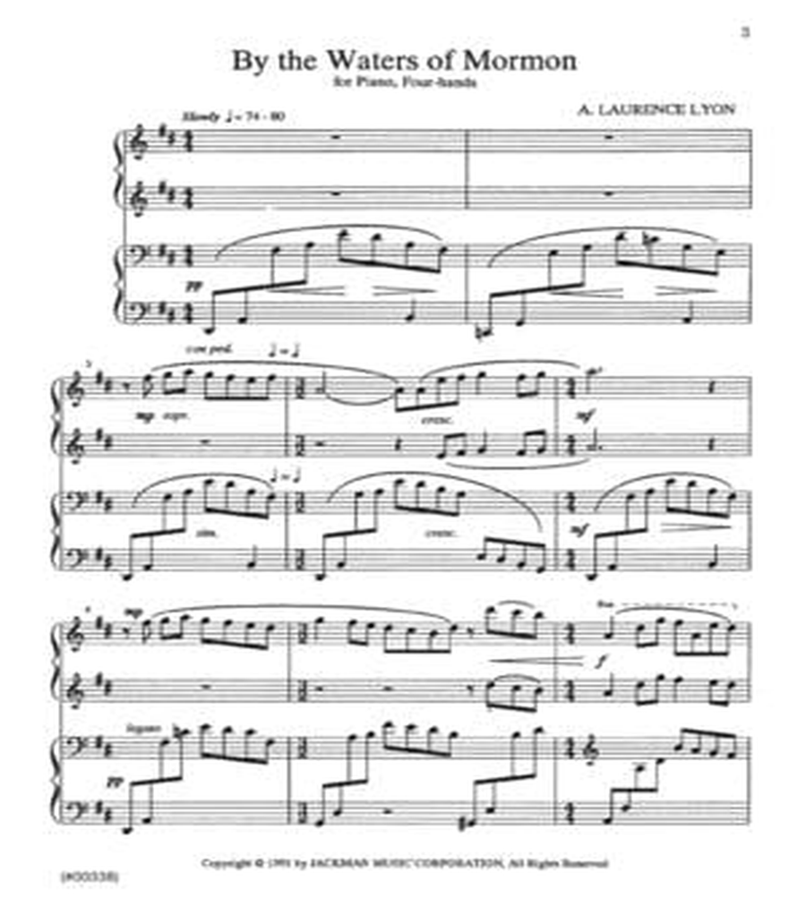 Piano Duets of Laurence Lyon - Intermediate Piano Duet scores gallery preview page 2