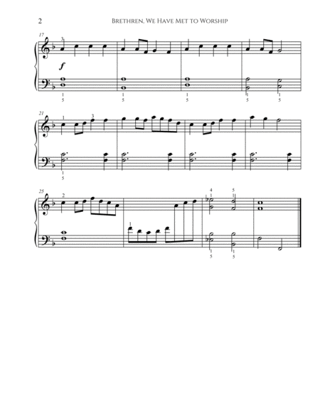 Standing 3 late beginner hymn collection (Brethren We Have Met to Worship, I Am Resolved, Standing o image number null