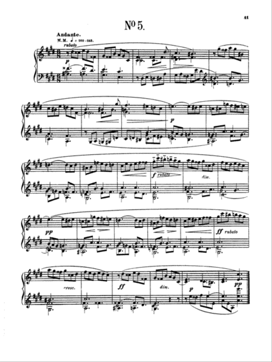 Scriabin: Ten Preludes Piano Solo scores gallery preview page 1