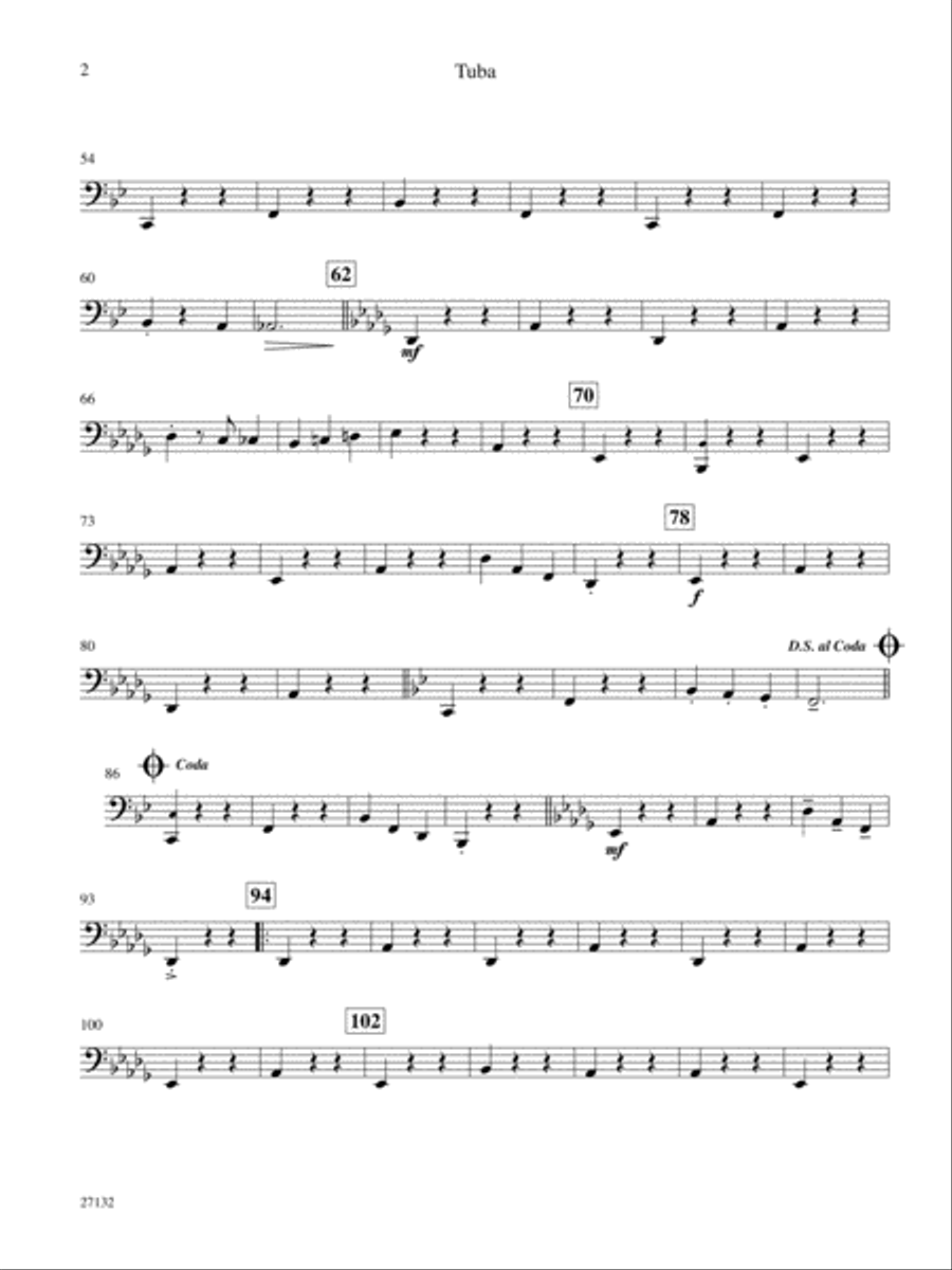 Lydia, the Tattooed Lady: Tuba Tuba scores gallery preview page 2