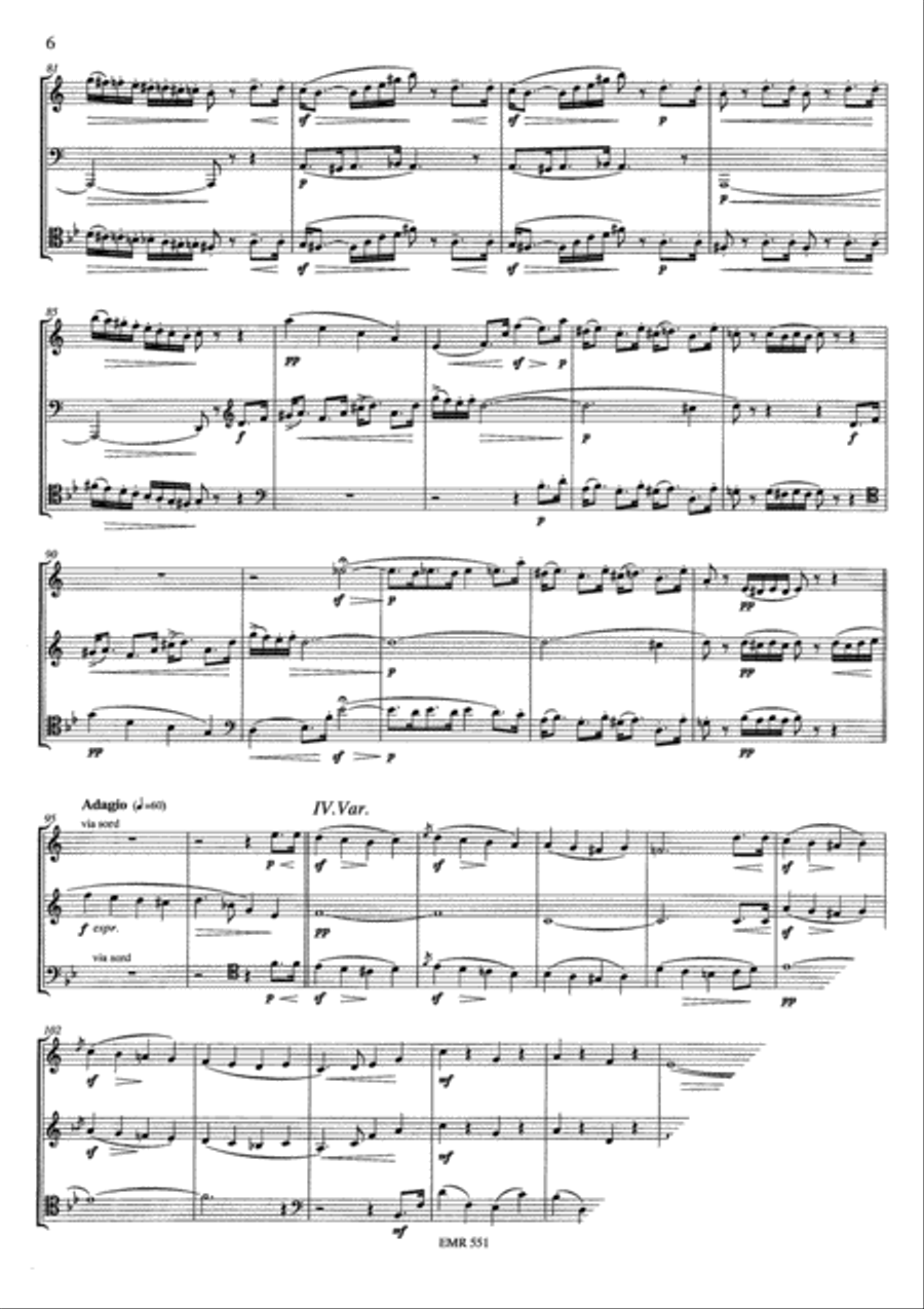 Figaro-Metamorphosen Figaro-Metamorphosen Brass Trio scores gallery preview page 13