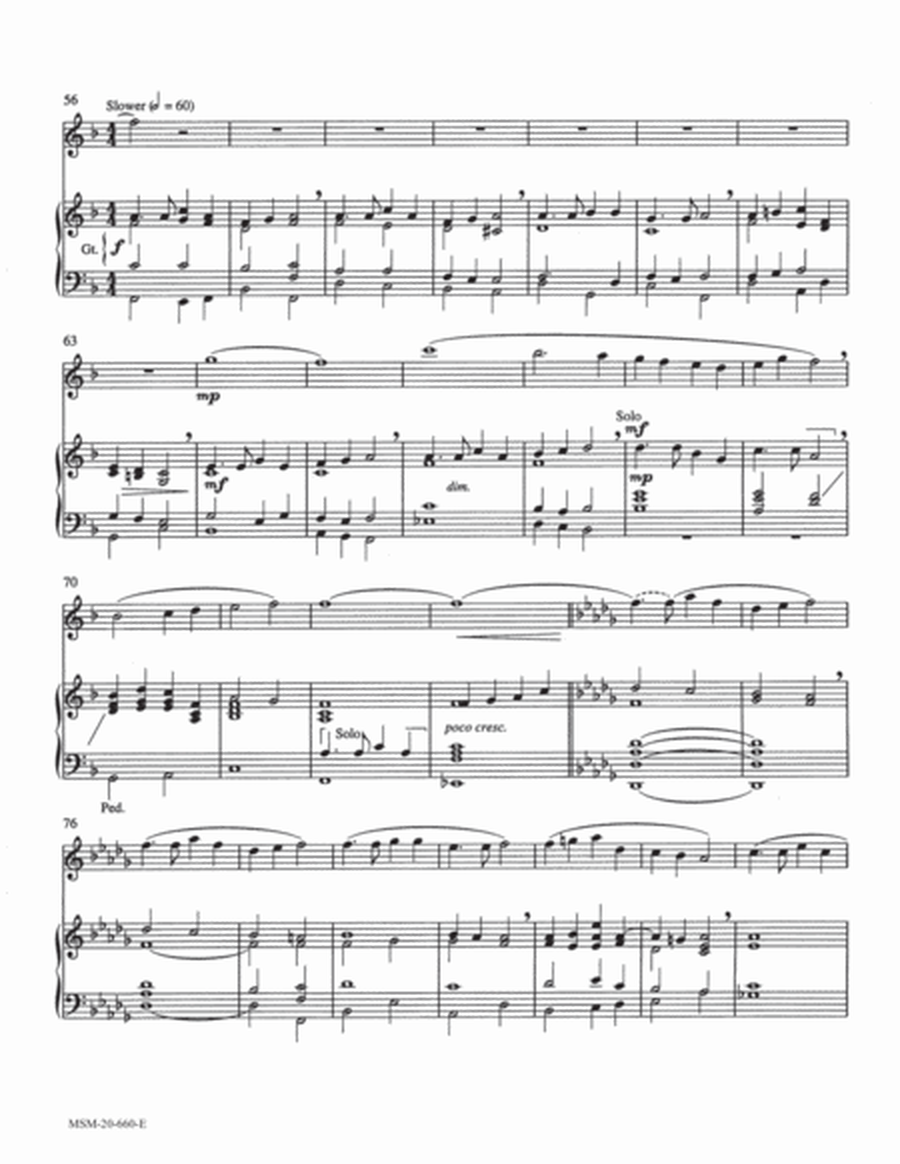 A Thanksgiving Prelude for Flute and Organ (Downloadable)