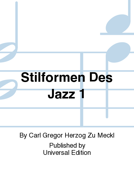 Stilformen Des Jazz 1