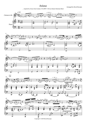 Arioso (clarinet & piano)