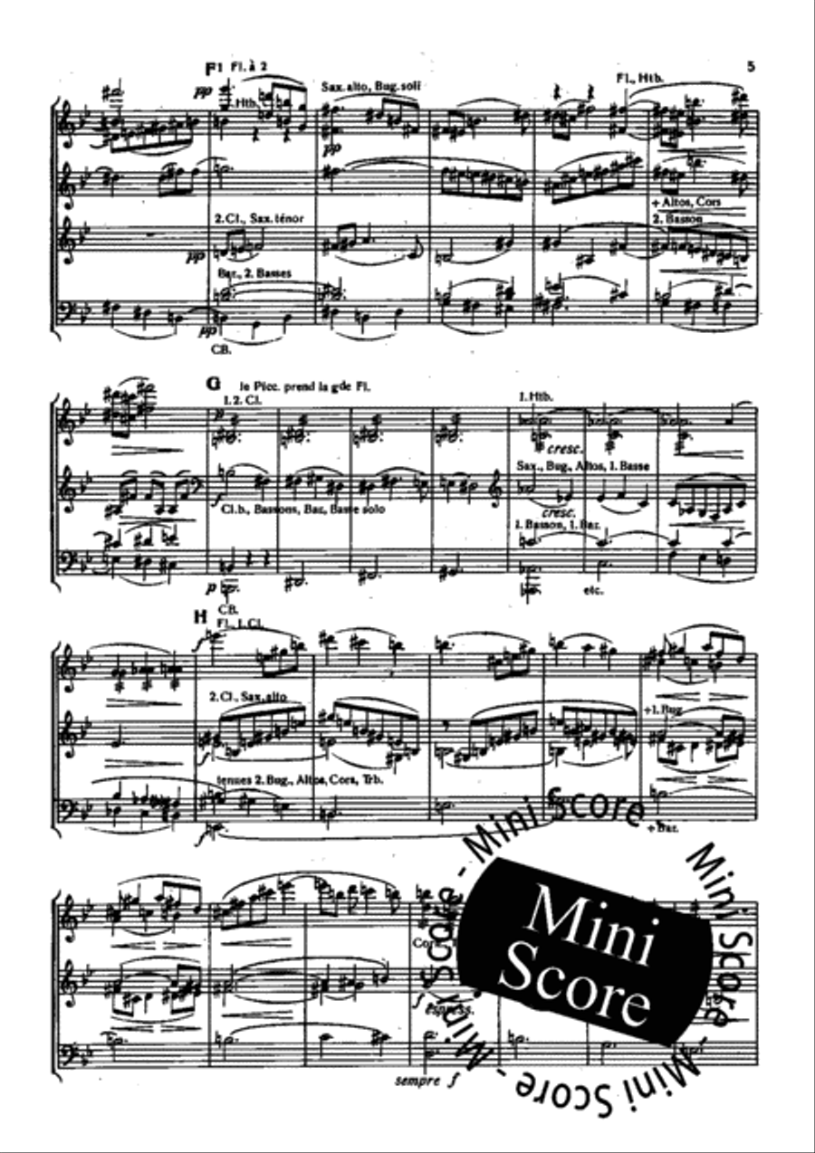 Psyche et Eros Psyche et Eros Concert Band scores gallery preview page 7