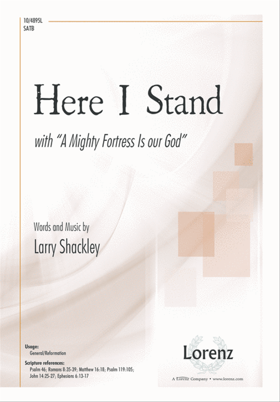 Here I Stand 4-Part scores gallery preview page 1
