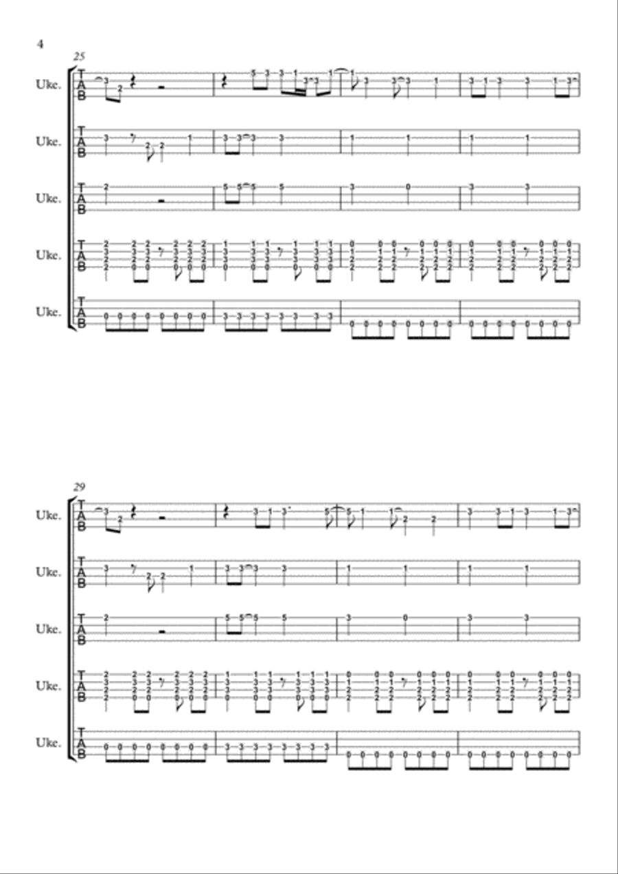 Despicable Me Despicable Me Ukulele scores gallery preview page 4