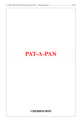 Book cover for Pat-A-Pan