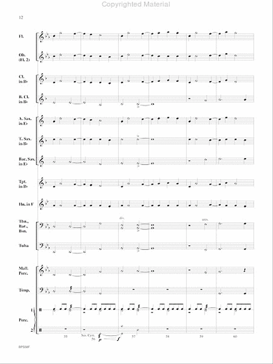 Supremacy Concert Band scores gallery preview page 13