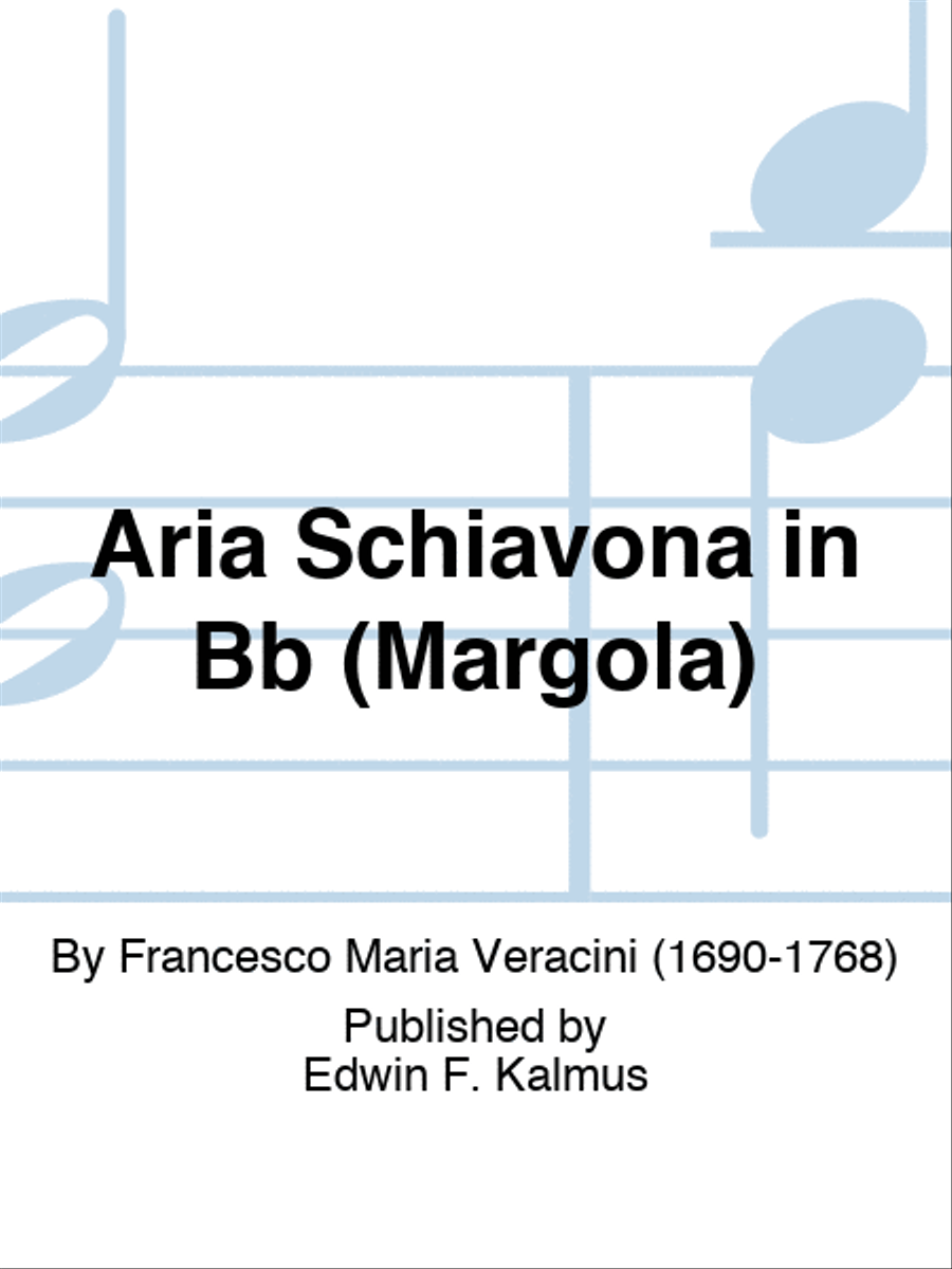 Aria Schiavona in Bb (Margola) Voice Solo scores gallery preview page 1