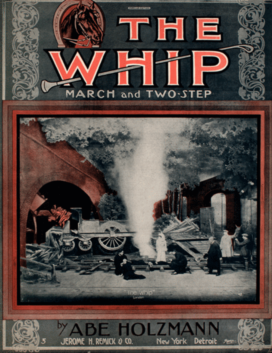 The Whip. March and Two-Step Piano Solo scores gallery preview page 1
