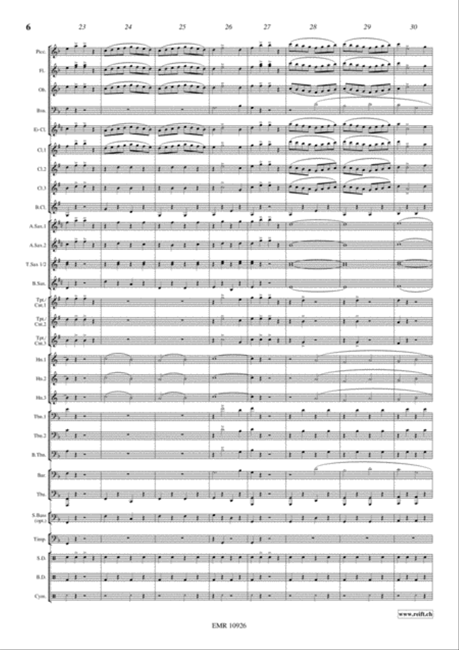 Niagara Falls Niagara Falls Concert Band scores gallery preview page 7