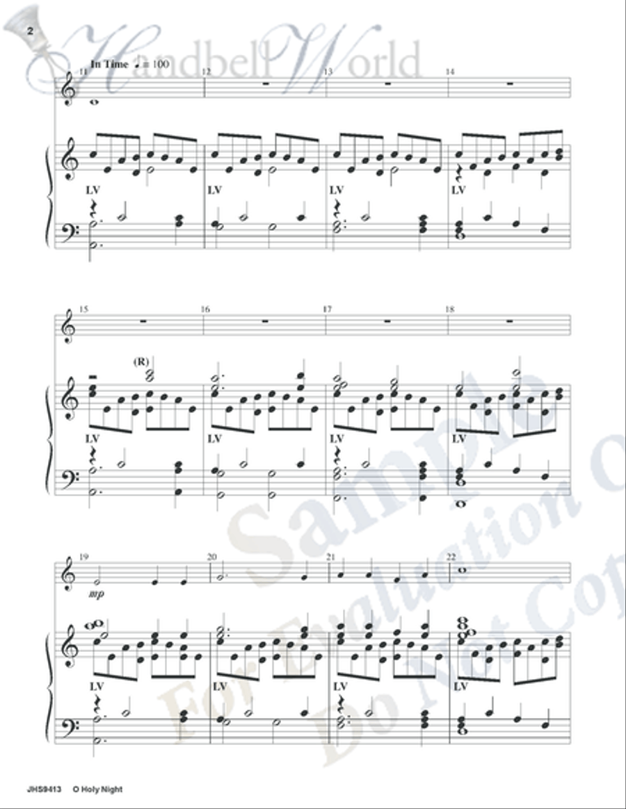 O Holy Night 5-Octaves scores gallery preview page 2