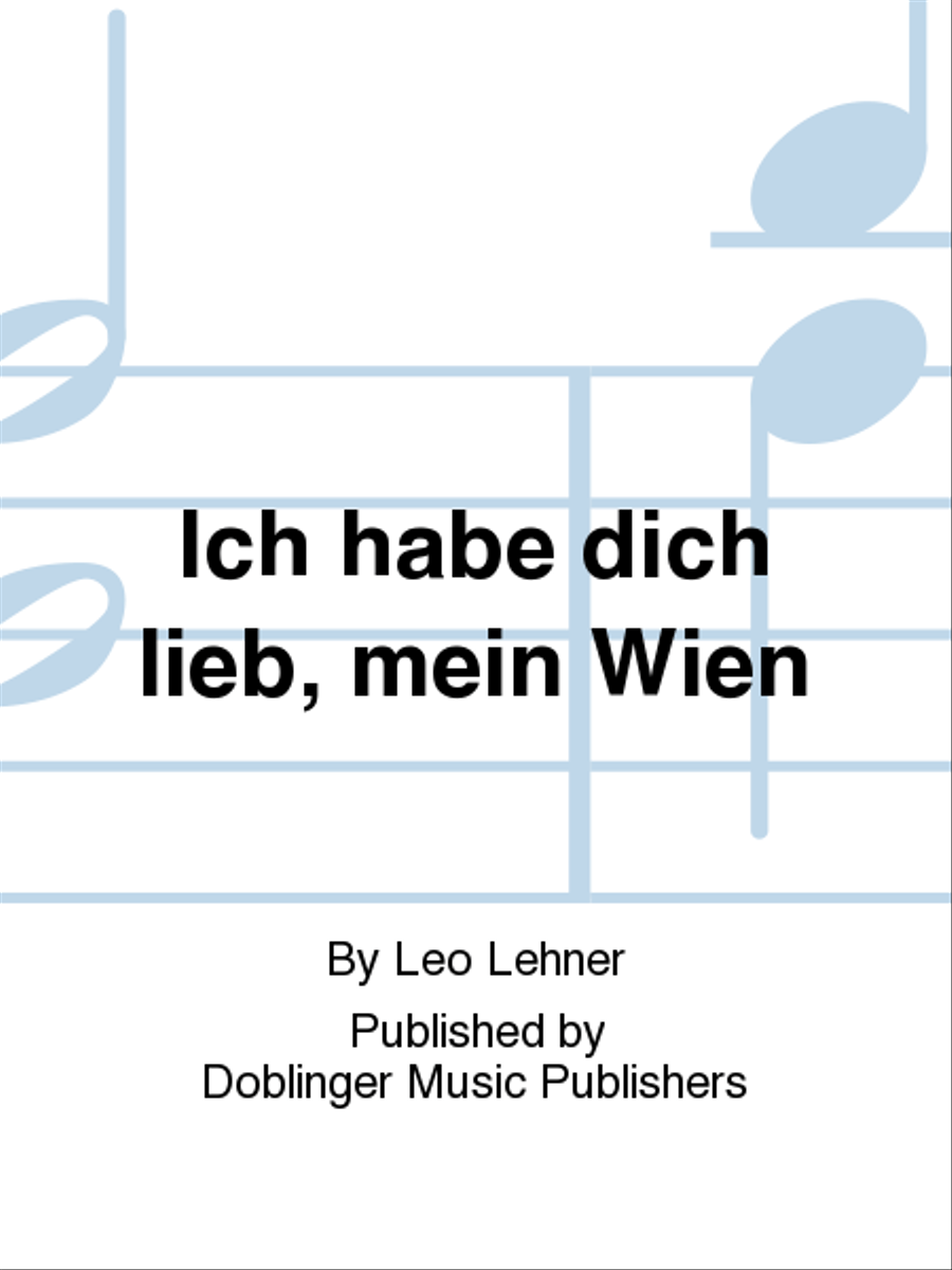 Ich hab' dich lieb, mein Wien Voice scores gallery preview page 1