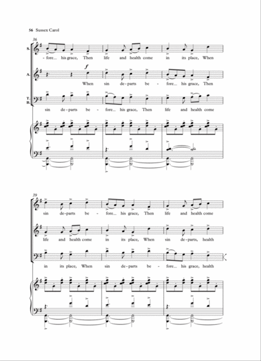 Bob Chilcott Carols 2 4-Part scores gallery preview page 9