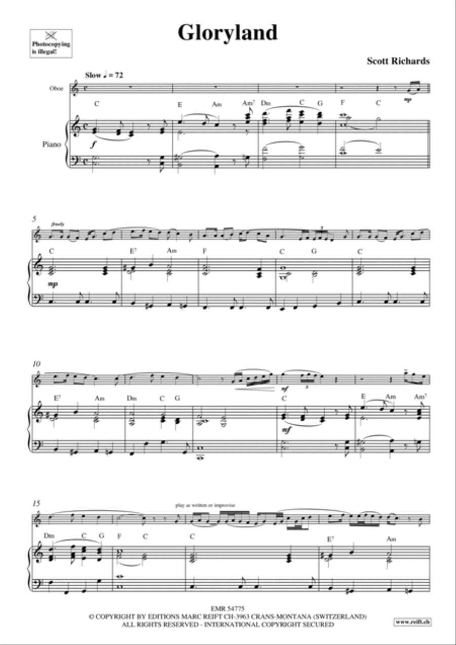 Gloryland Piano Accompaniment scores gallery preview page 3