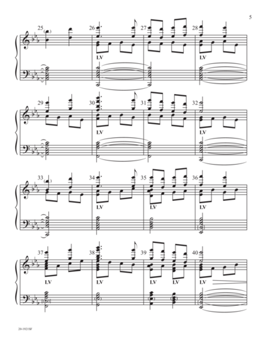 Once in Royal David's City 5-Octaves scores gallery preview page 4