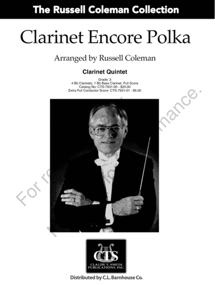 Clarinet Encore Polka