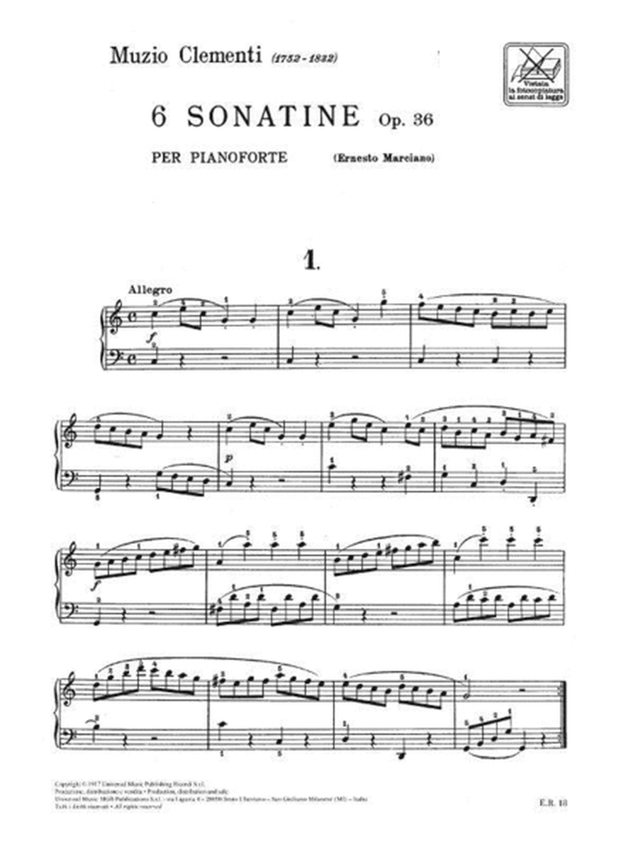 6 Sonatine Op. 36