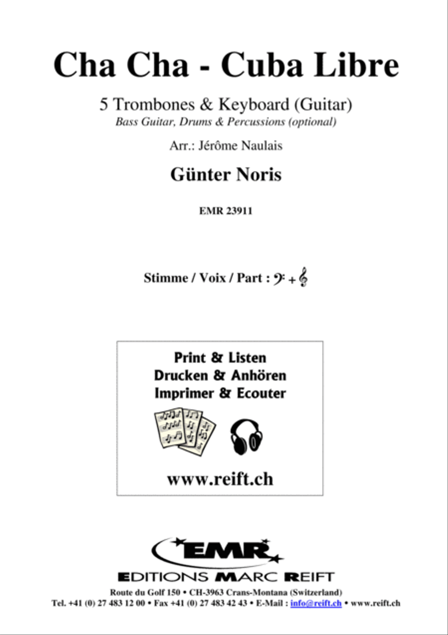 Cha Cha - Cuba Libre Trombone scores gallery preview page 2