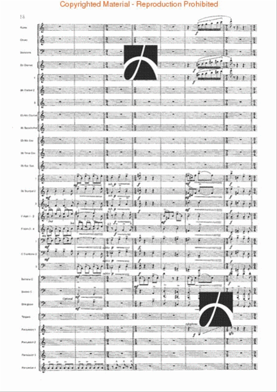 Spartacus Concert Band scores gallery preview page 19