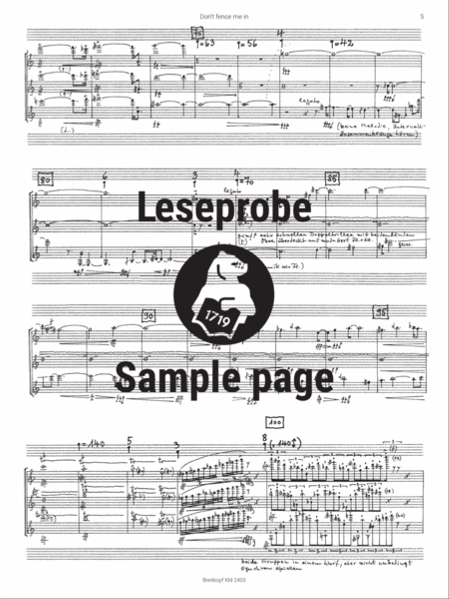 Don't fence me in Oboe scores gallery preview page 5
