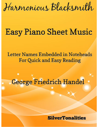 Book cover for Harmonious Blacksmith Easy Piano Sheet Music