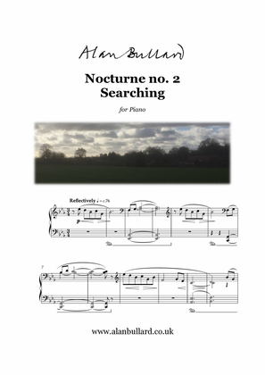 Book cover for Nocturne no. 2 - Searching (piano solo)