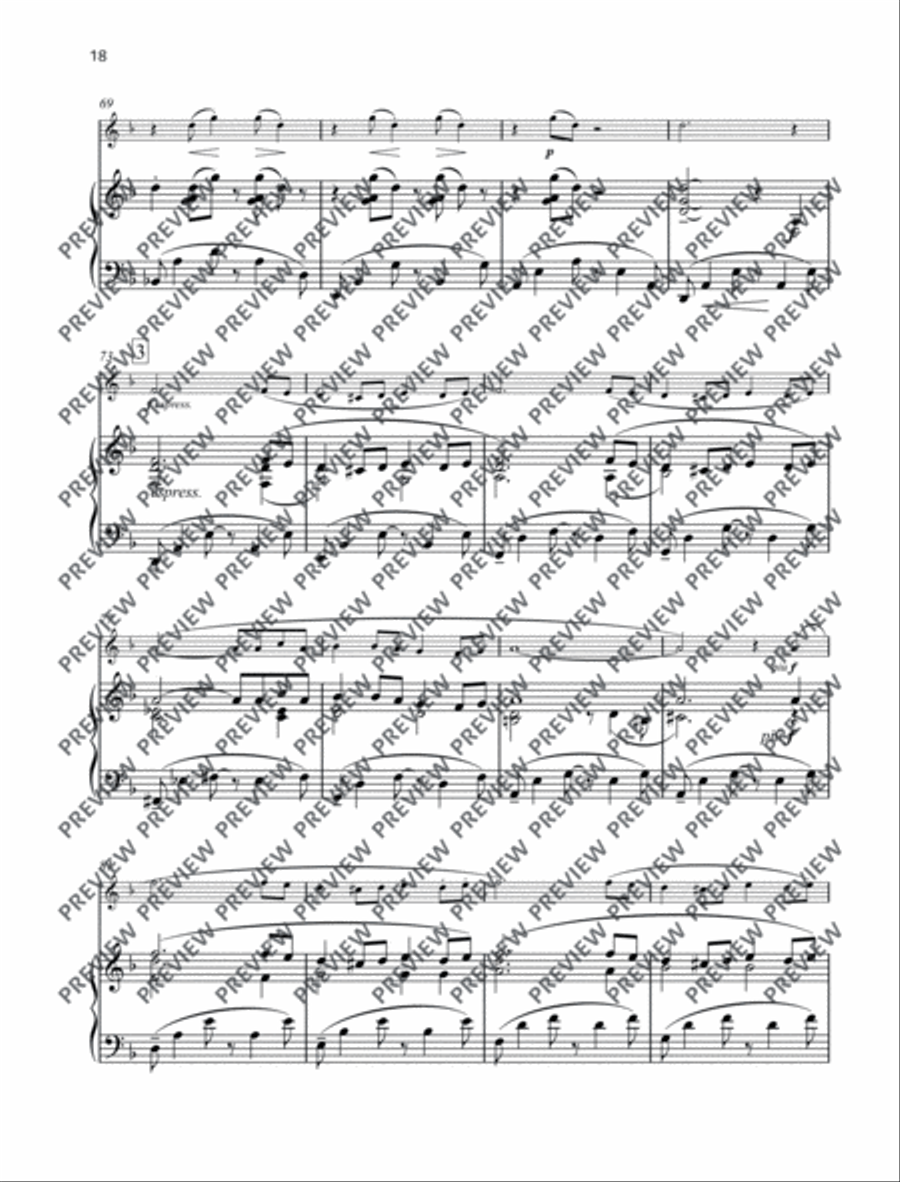 Portraits Portraits Flute Solo scores gallery preview page 19