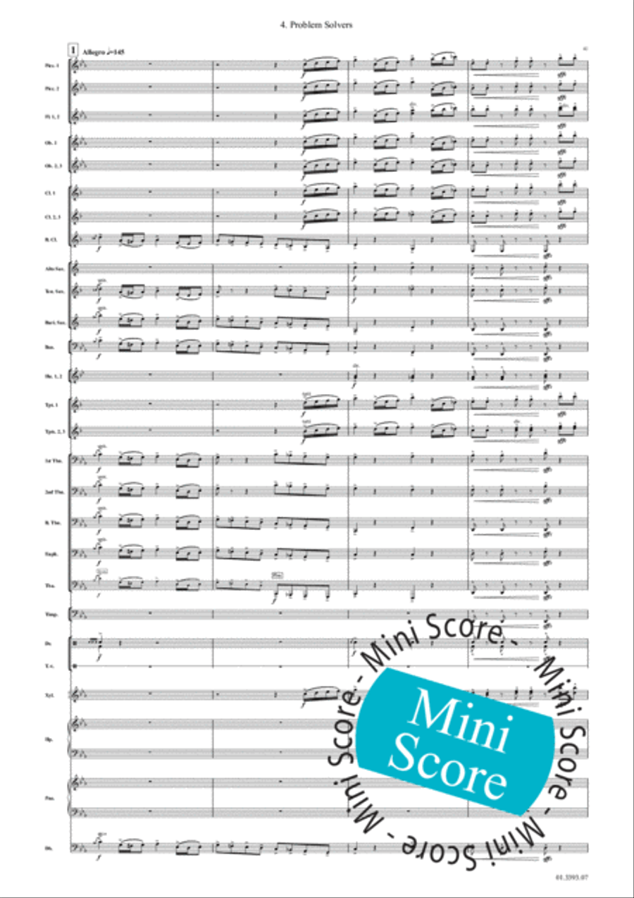 Meet the Ernest Twins Concert Band scores gallery preview page 45