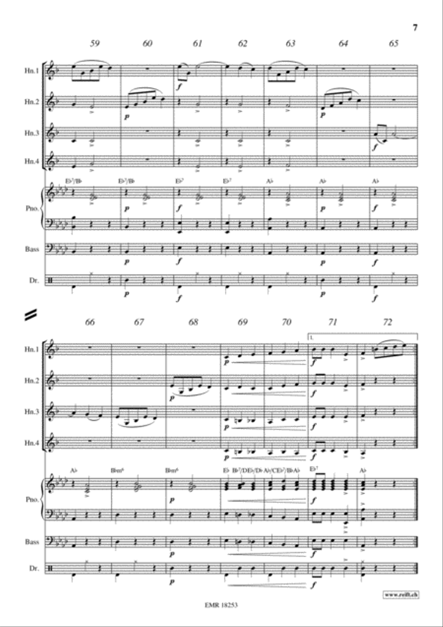 Donauwellen Horn scores gallery preview page 7