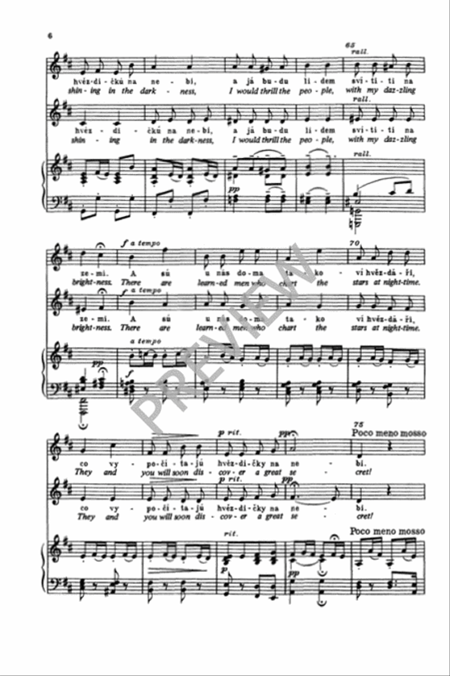Flow, Danube, Ebb and Flow (from Moravian Duets) 2-Part scores gallery preview page 7