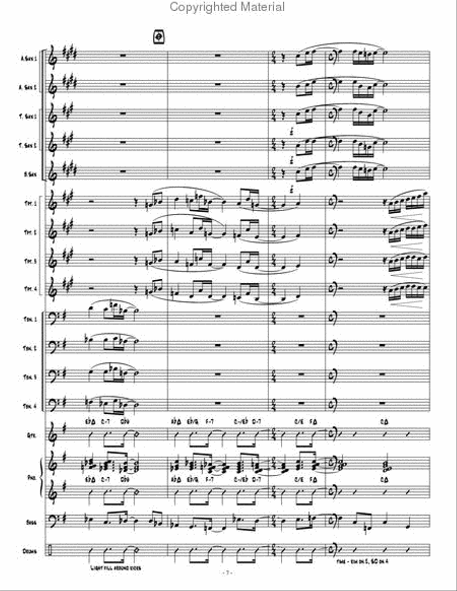 Going Home Jazz Ensemble scores gallery preview page 8