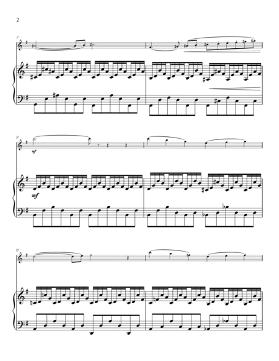 The Swan for flute & piano The Swan for flute & piano Flute Solo scores gallery preview page 4