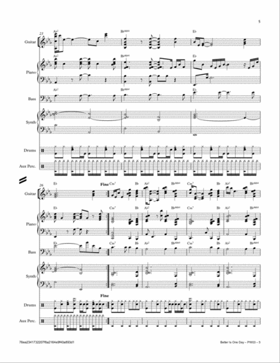 Better Is One Day Small Ensemble scores gallery preview page 5