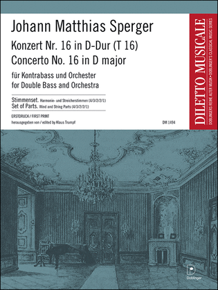Konzert Nr. 16 D-Dur (T16)