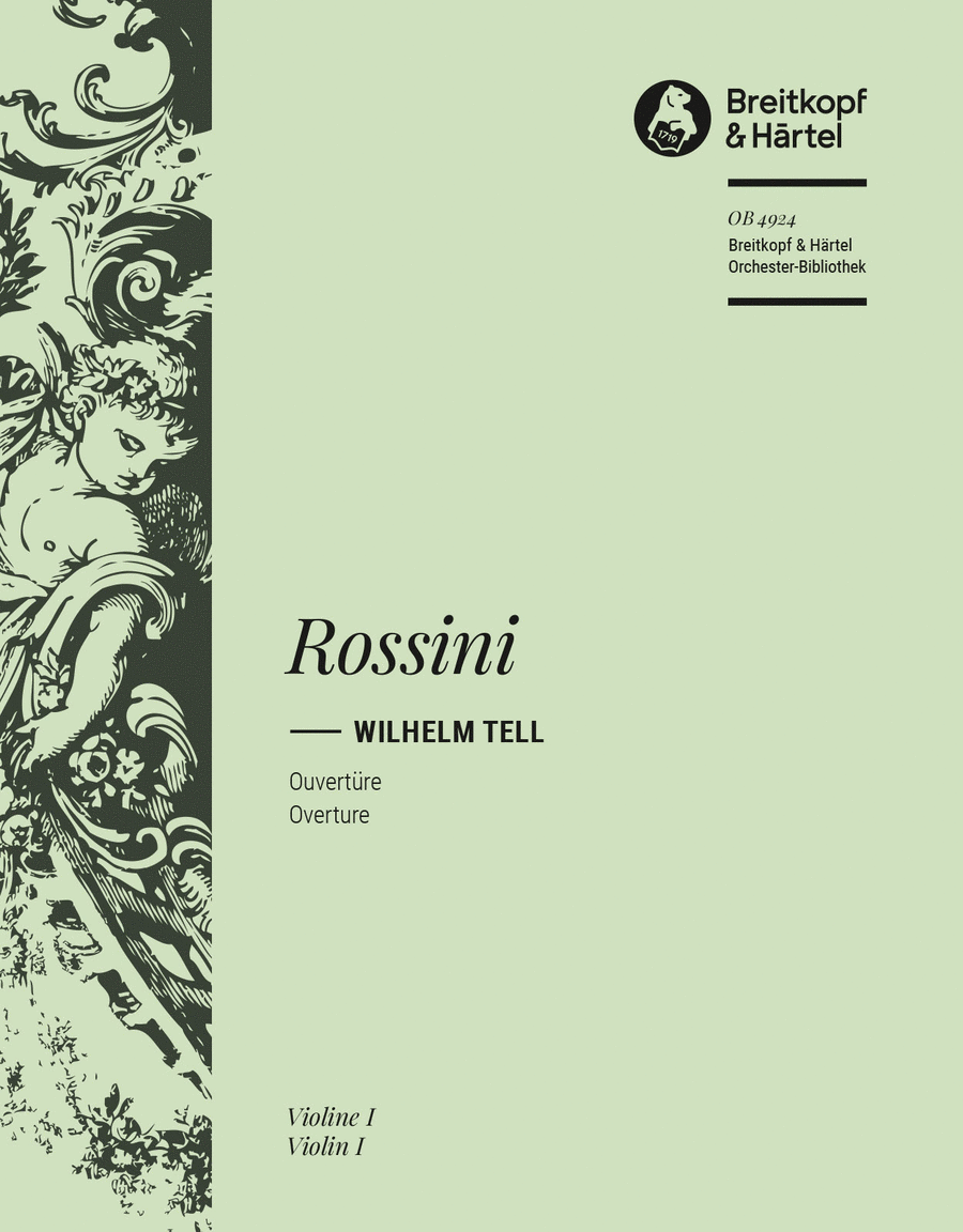 Wilhelm Tell Wilhelm Tell Orchestra scores gallery preview page 1